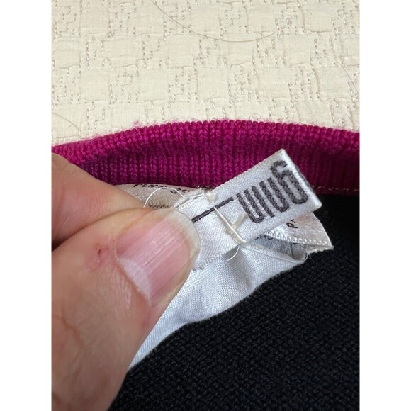 Vintage Saint Laurent Rive Gauche Wrap Cardigan Wool 1970s | Size Medium - Picture 7 of 13